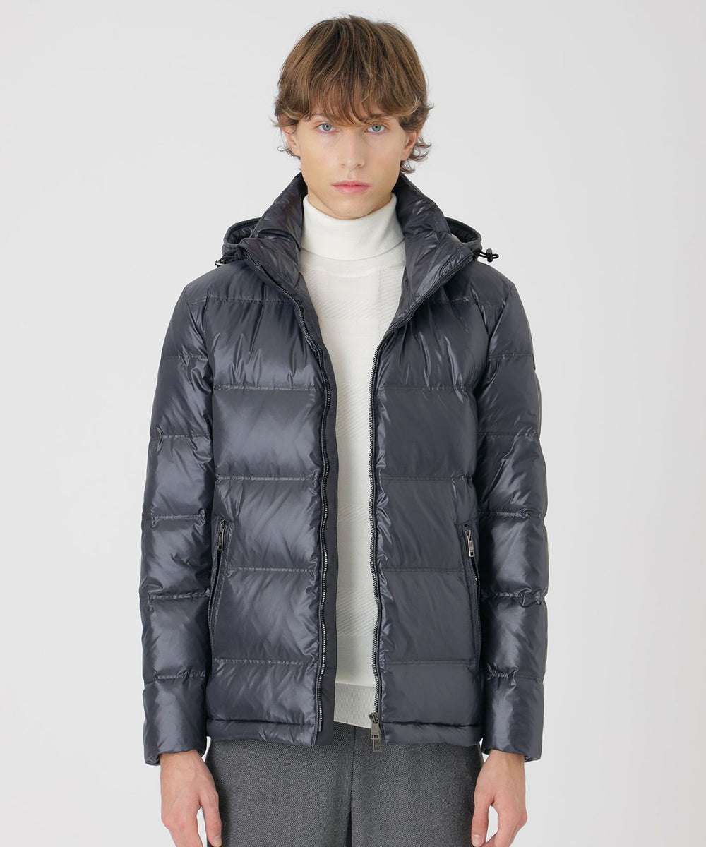 一部店舗限定】クレストブリッジチェックコンビネーションダウン