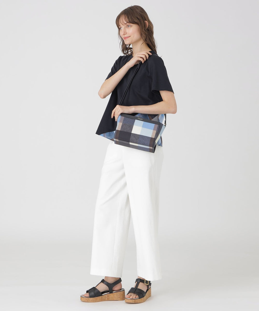 クレストブリッジチェックPVCミニショルダー（バッグ）｜BLUE LABEL