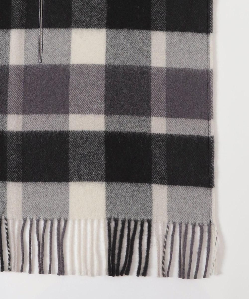クレストブリッジチェックフード付きストール（マフラー・ストール