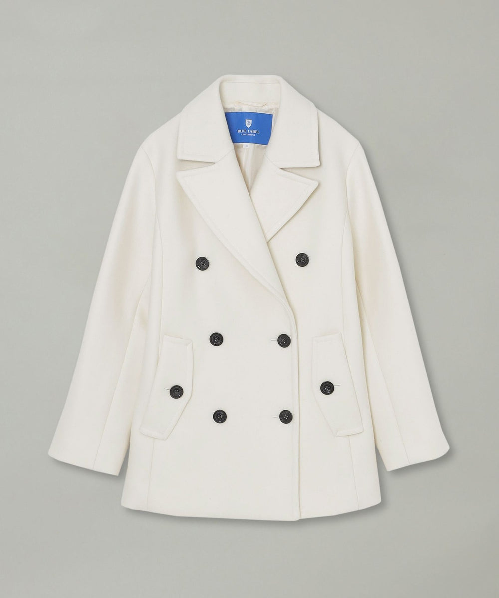 ツイルメルトンピーコート（コート）｜BLUE LABEL CRESTBRIDGE(ブルー