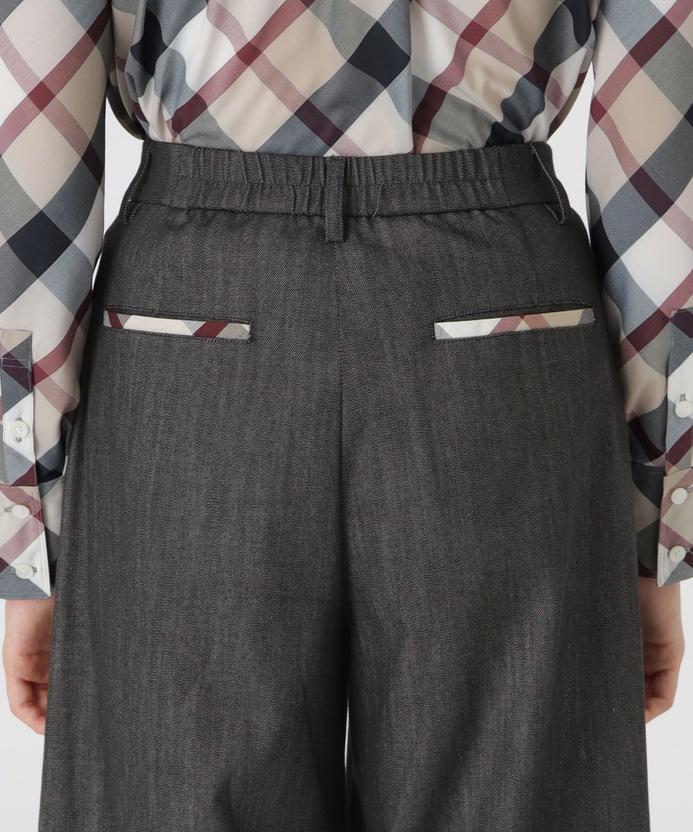 ハイウエストワイドパンツ（パンツ）｜BLUE LABEL CRESTBRIDGE(ブルー