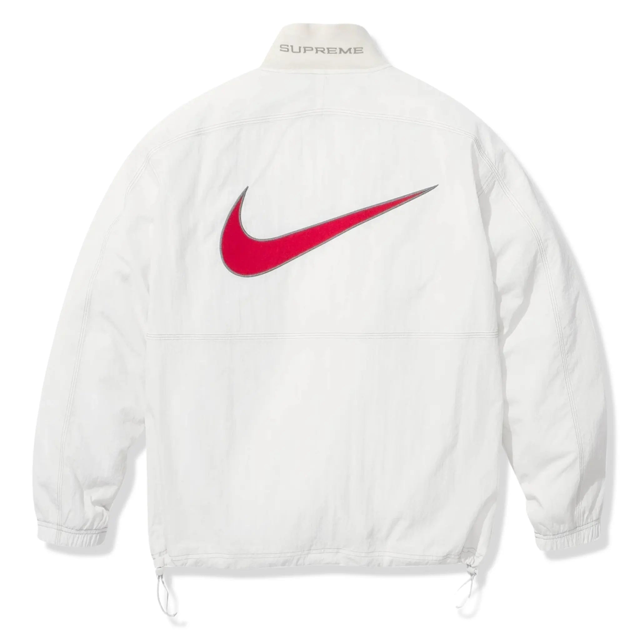 Nike x Supreme Ripstop White Half-Zip Jacket | BQ0340-030