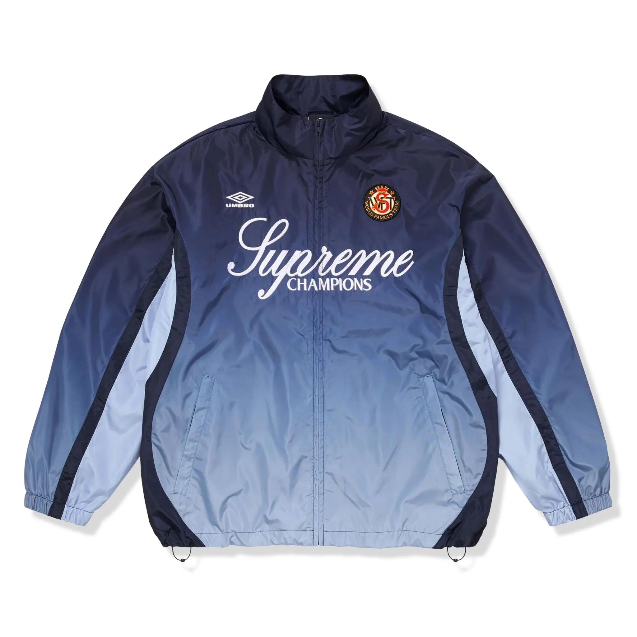 Supreme x Umbro Gradient Navy Track Jacket (FW25) | FW25J81-NAVY