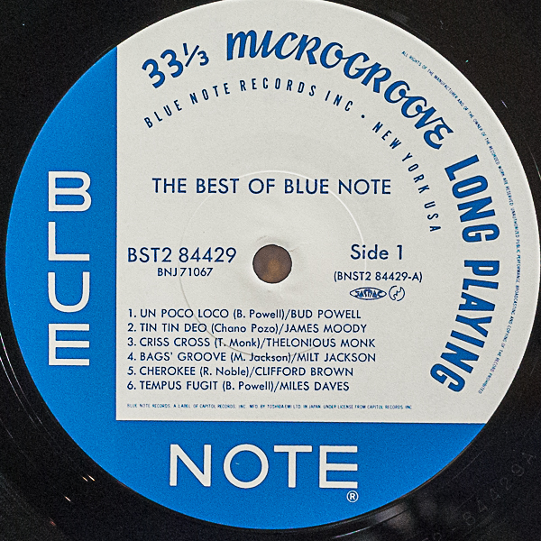 ザ・ベスト・オブ・ブルーノート（2枚組）｜🔴レコード/ジャズ-BLUE