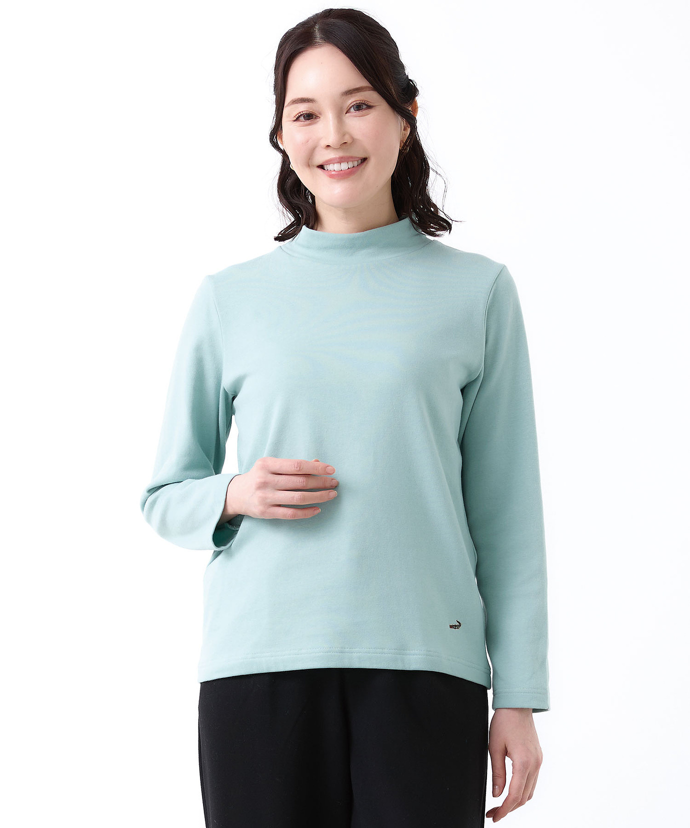 レディース スムース ハイネック カットソー通販 [0302-56209