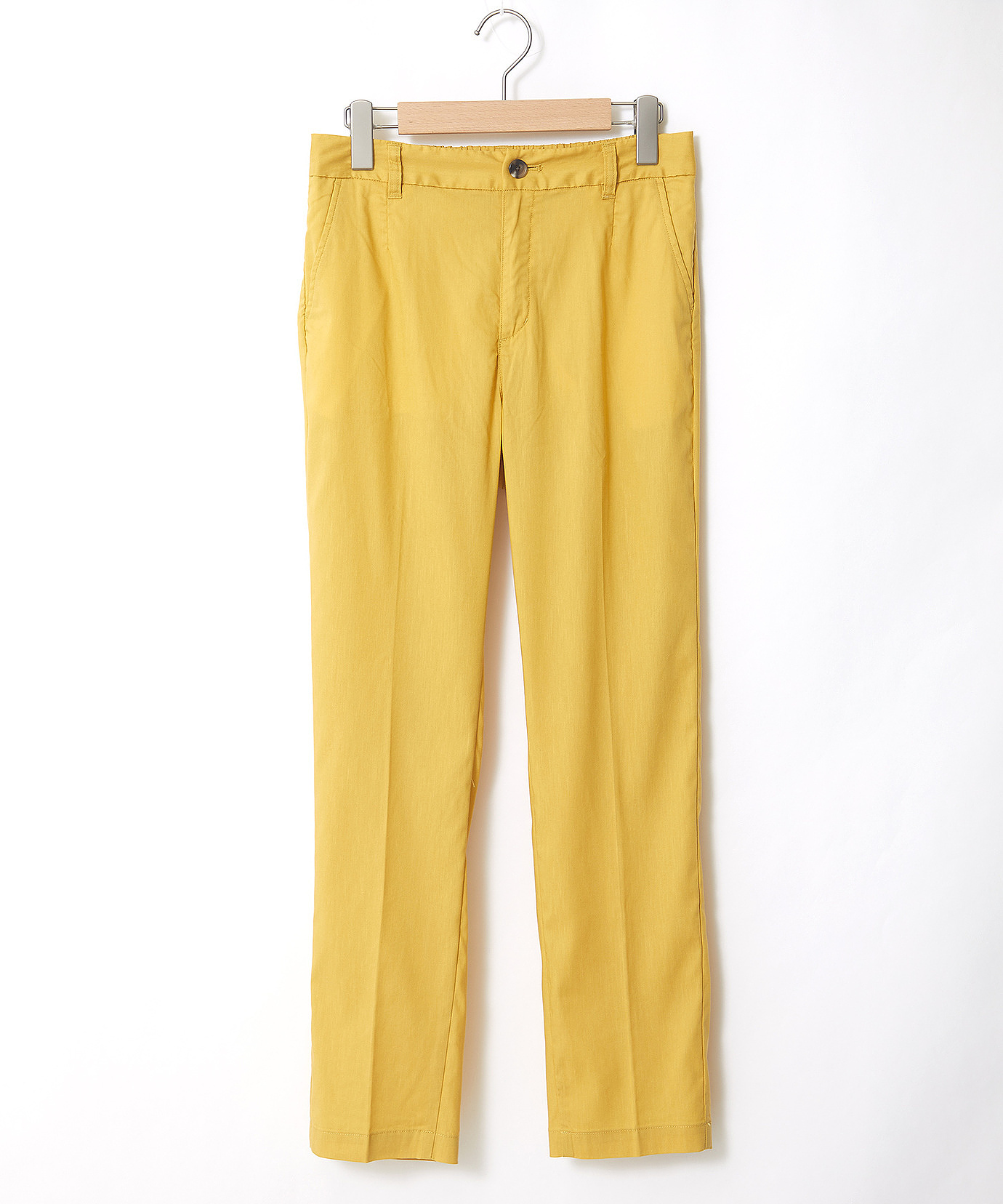 試着のみ grin ナチュラルランドリーイエロー ガウチョパンツ サイズ2