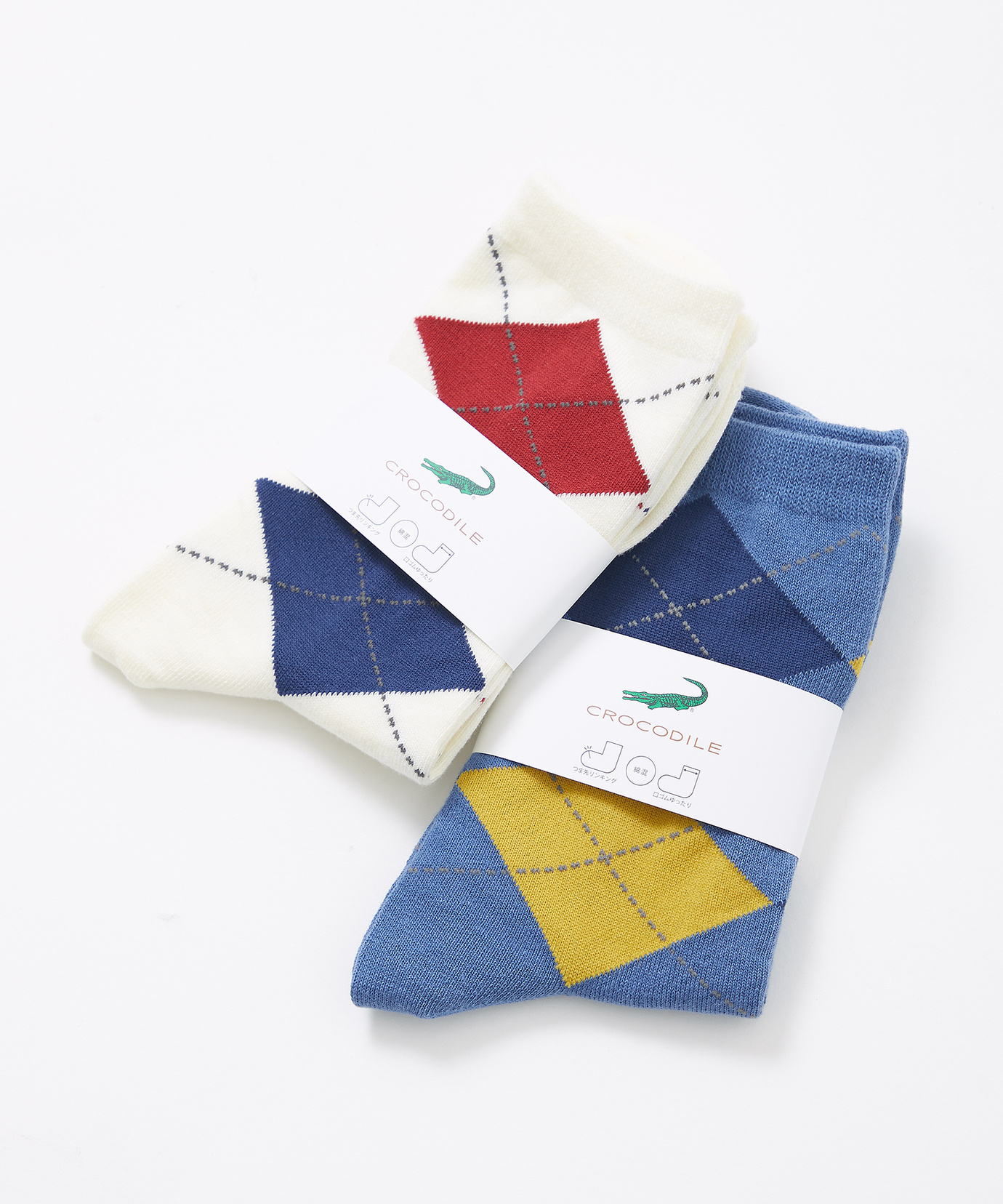 レディース アーガイル ソックス通販 [0307-38700] - クロコダイル