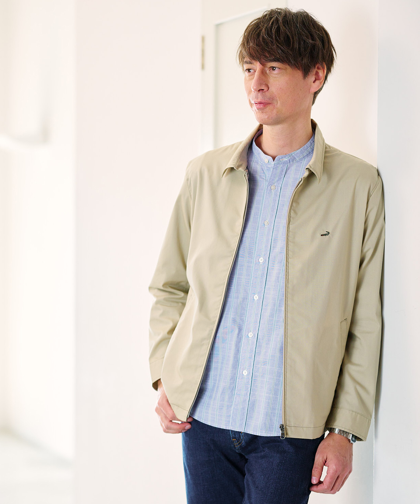 メンズ スコッチブルゾン【シワになりにくい】【手洗いOK】通販 [1604