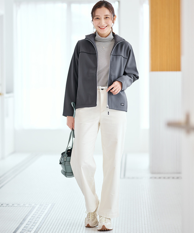 レディース ジャージ素材 フルジップ パーカー通販 [2002-55225