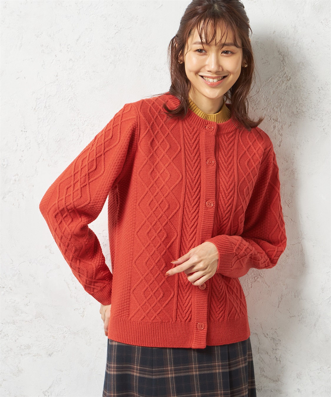 ケーブルニットカーディガン DECOY｜クロスプラス公式通販サイト