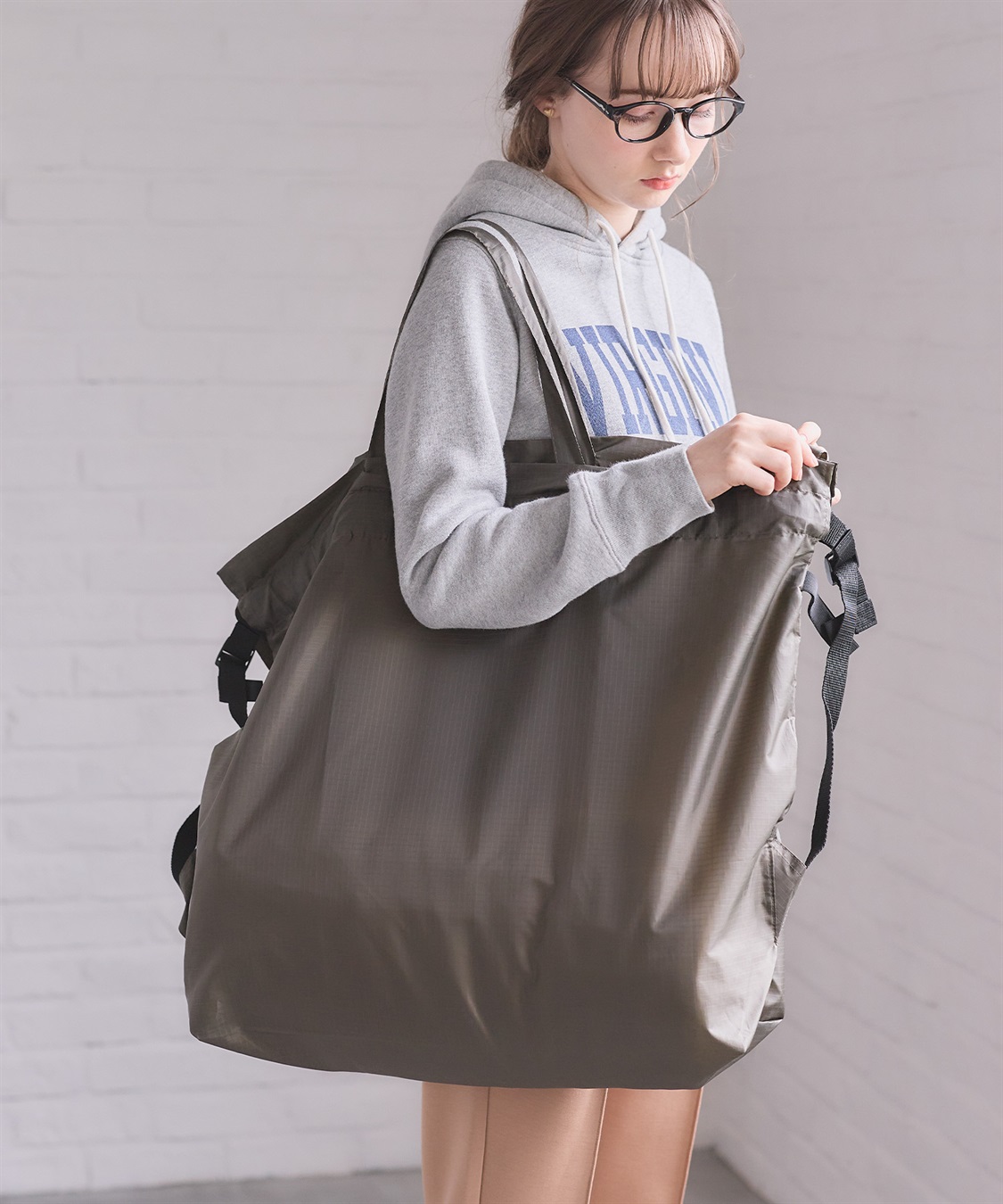 先輩ママと作った大容量通園マタニティバック Rosemadame｜クロス