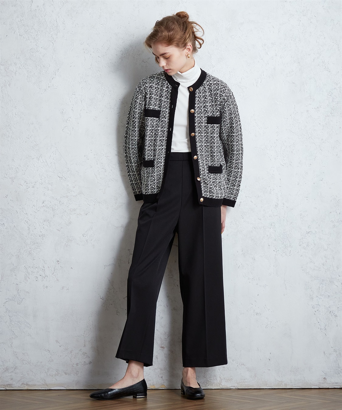 ツイードカーディガン LE SOUK HOLIDAY｜クロスプラス公式通販サイト