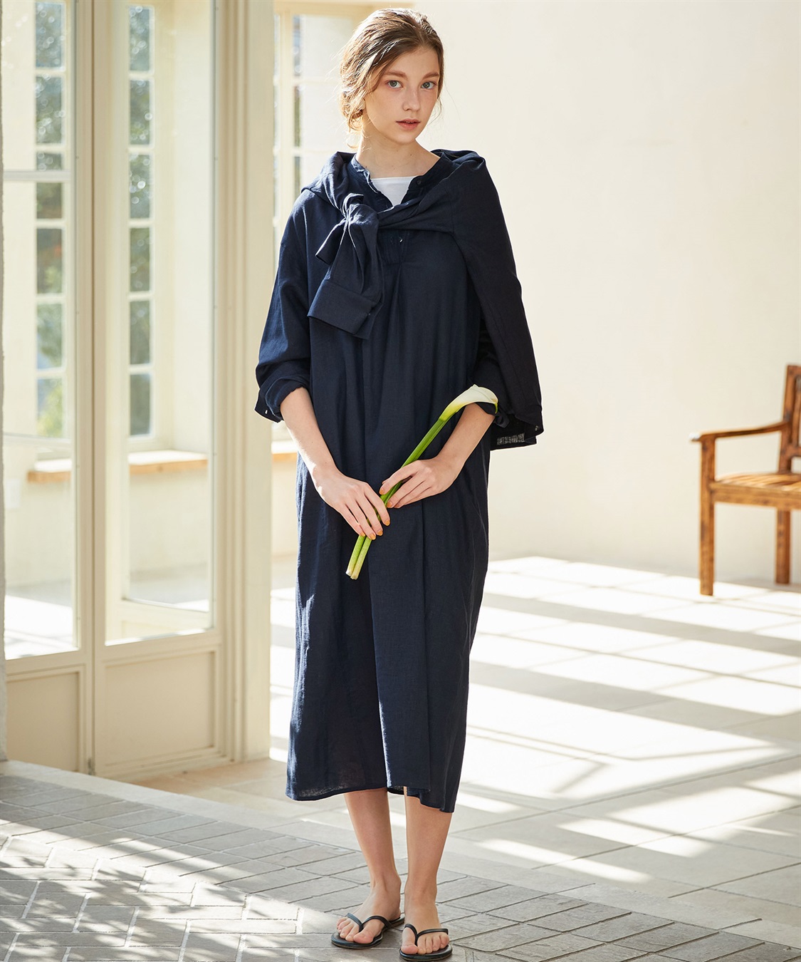 モダールリネンワンピース LE SOUK HOLIDAY｜クロスプラス公式通販サイト