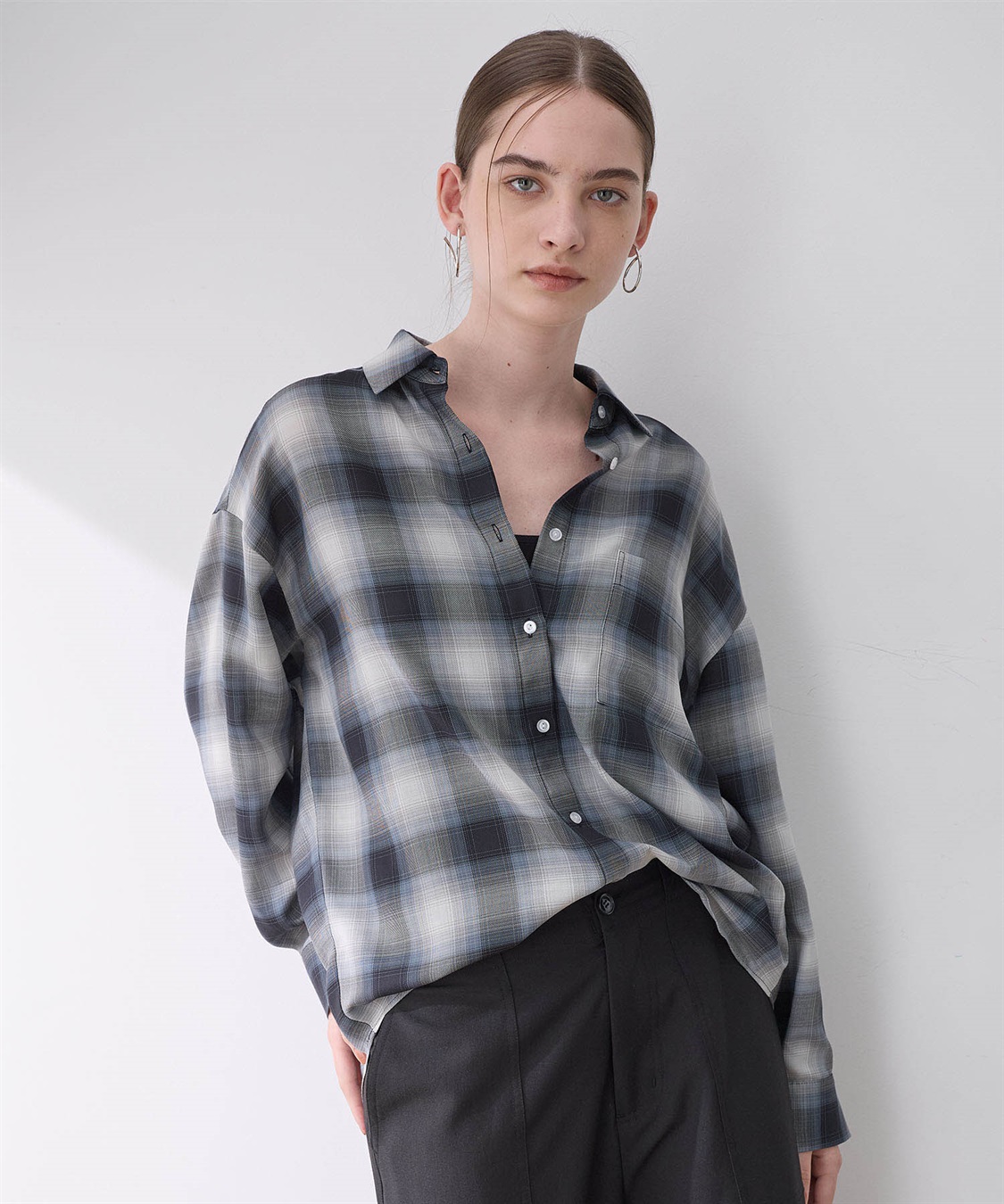 シアーチェックシャツ LE SOUK HOLIDAY｜クロスプラス公式通販サイト