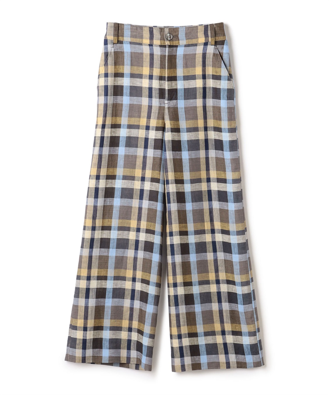 マドラスチェック ワイドパンツ 49AV JUNKO SHIMADA｜クロスプラス公式