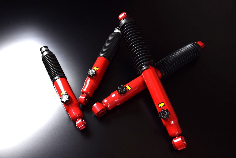 石川優】CRS 14段式 ハイエースショック4本セット CRSオリジナル『14段