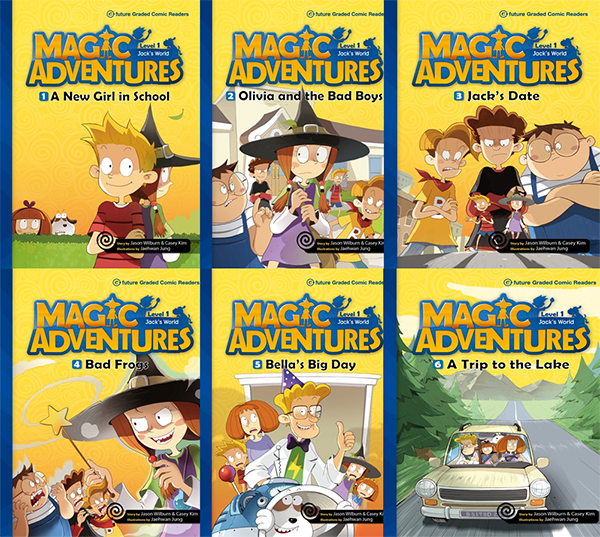 Comics: Magic Adventures Level 1（本6冊・CD付き）”Jack's World