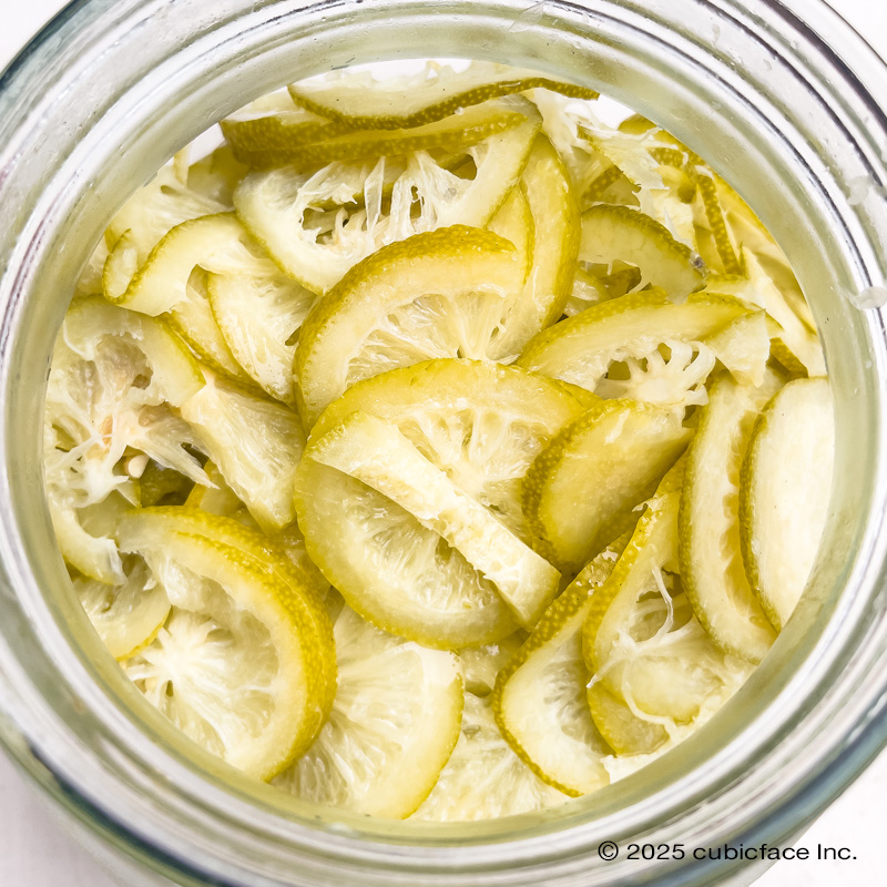 6年ぶりの塩レモン作り - キュービックフェイス