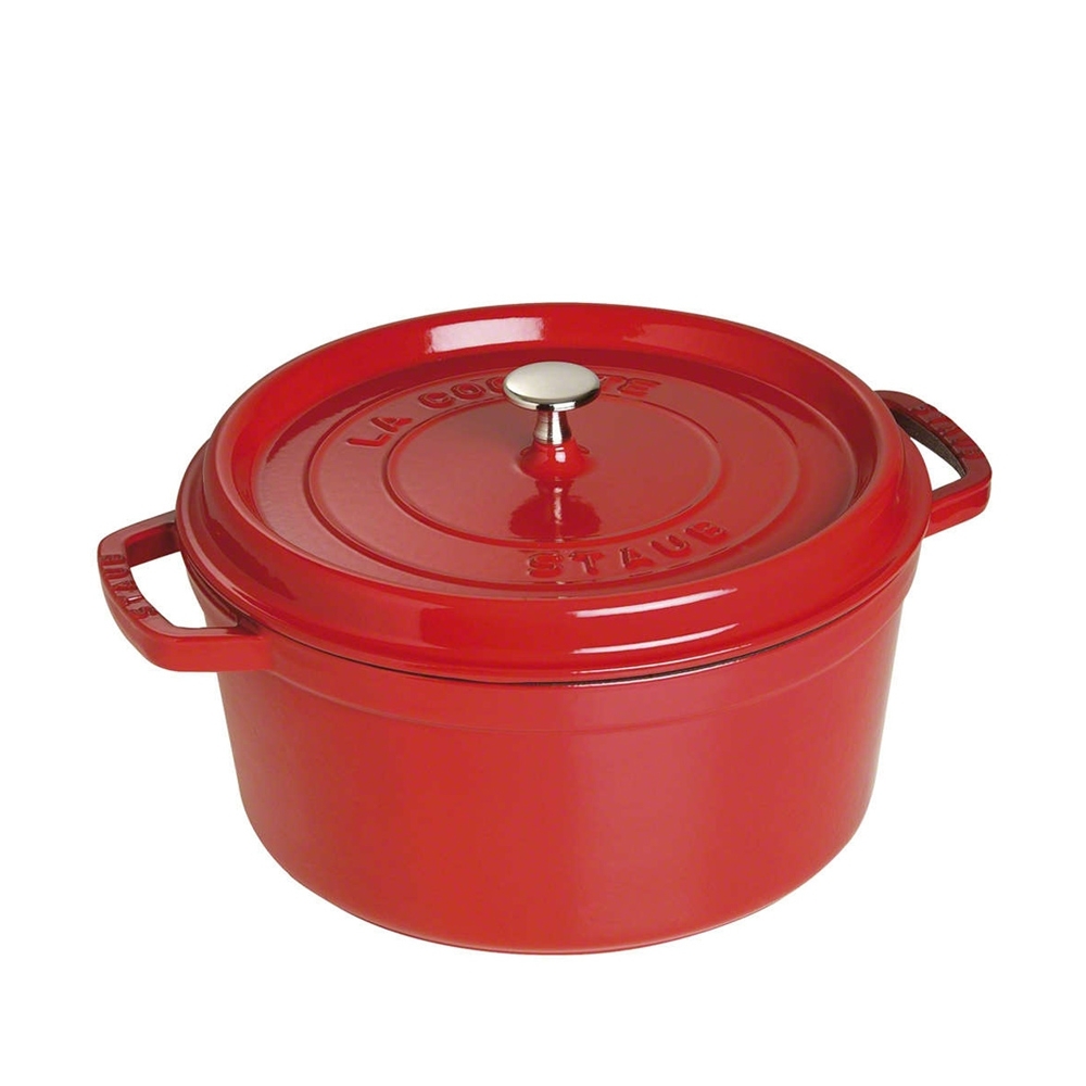 STAUB - Cocotte | round | 24 cm | Red