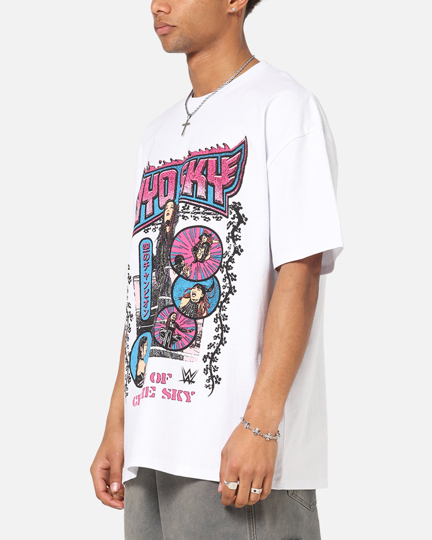 Culture Kings X WWE Iyo Sky Heavy T-Shirt White | Culture Kings US
