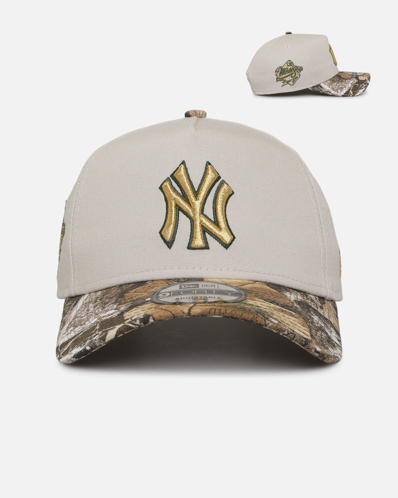New Era New York Yankees 'Real Tree Stone' 9FORTY A-Frame Snapback
