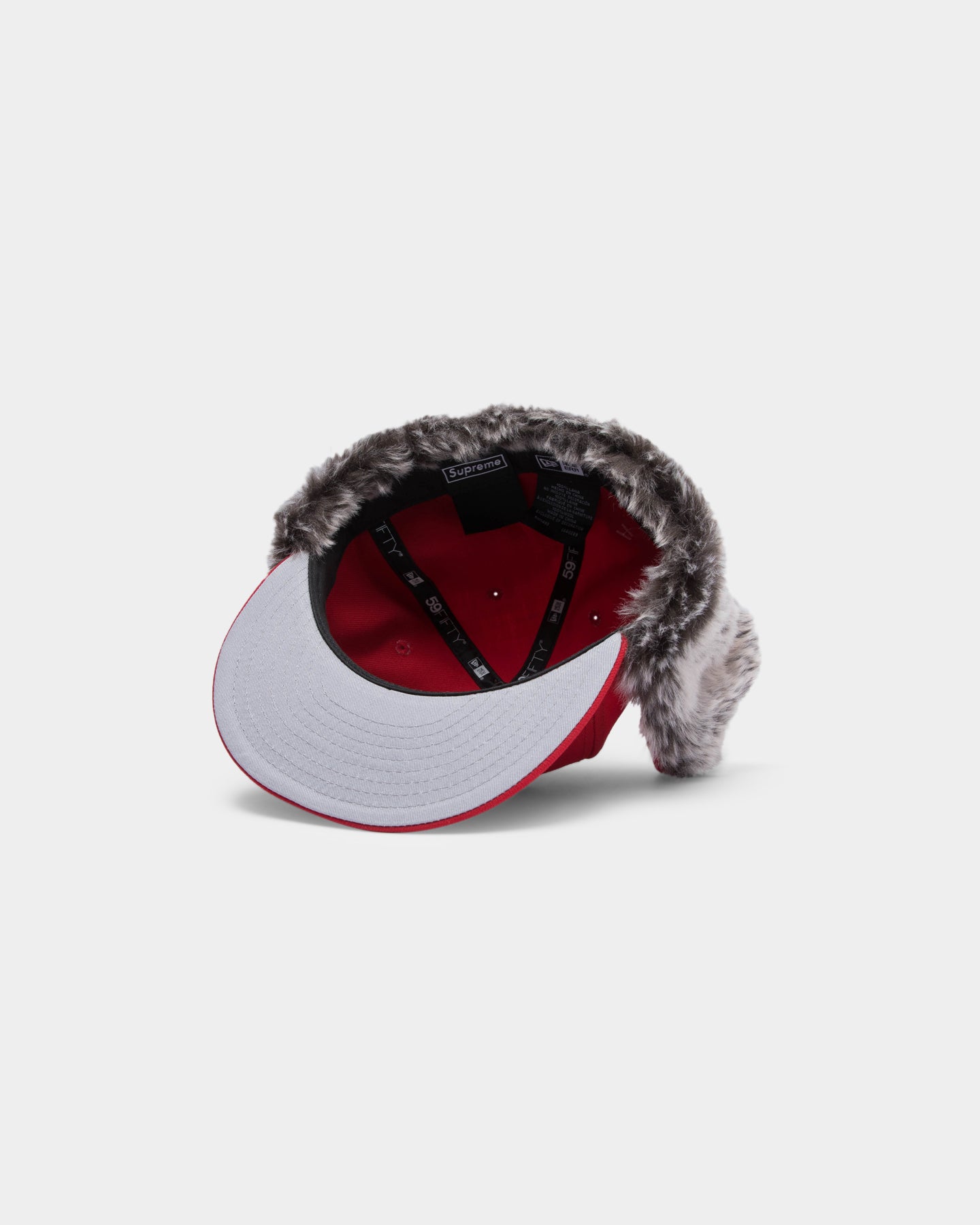 SUPREME x NEW ERA 59FIFTY EARFLAP NEW ERA RED | Culture Kings US