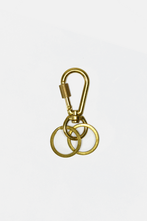 Brass Carabiner Keychain