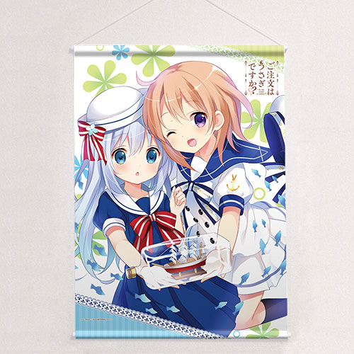 ご注文はうさぎですか？？]B2タペストリー(ココア&チノ)