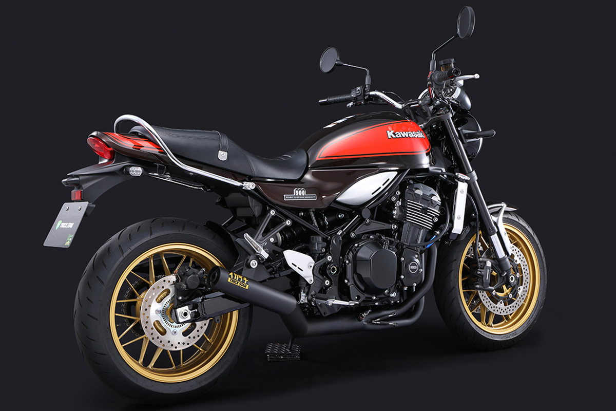 トリックスターからZ900RS用ショートフルエキゾーストマフラーが発売