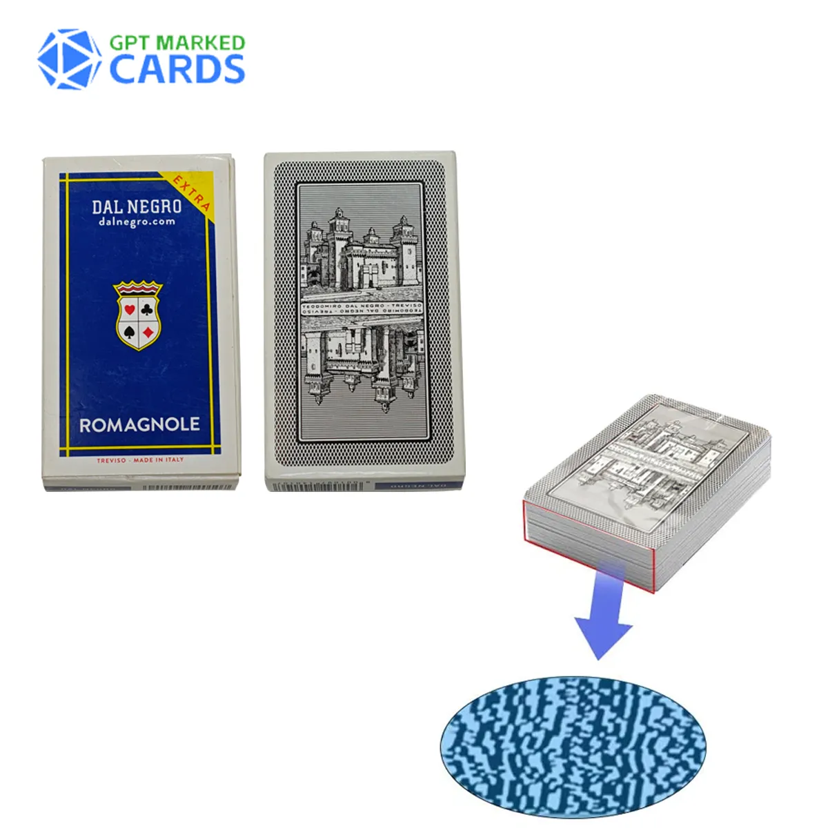 Dal Negro Barcode Marked Playing Decks For Poker Scanner Cheat
