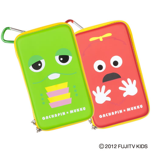 ガチャピン×ムック セミハードケース（3DS LL用）｜サイバーガジェット