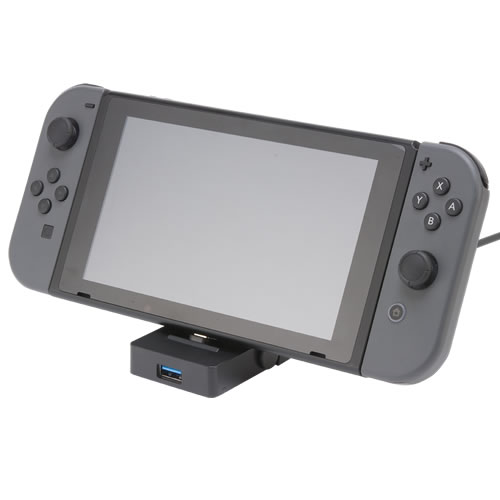 CYBER・USBポート付きミニ充電スタンド（SWITCH用）｜サイバーガジェット
