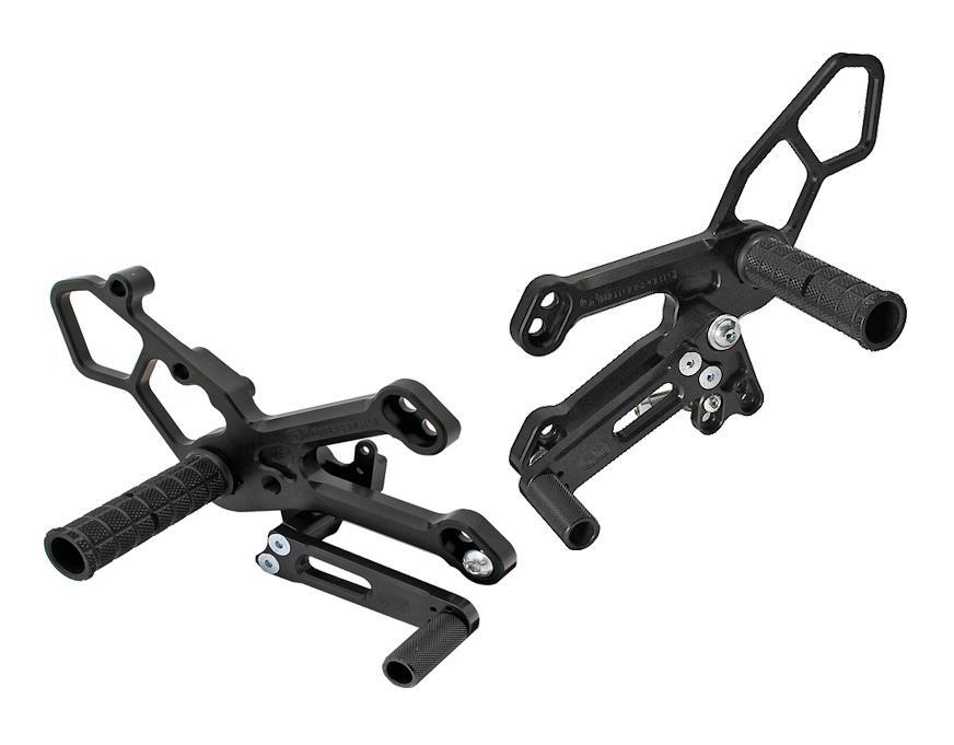 Woodcraft Rearset Kit Kawasaki ZX6R / ZX636 2019-2026 - Cycle Gear