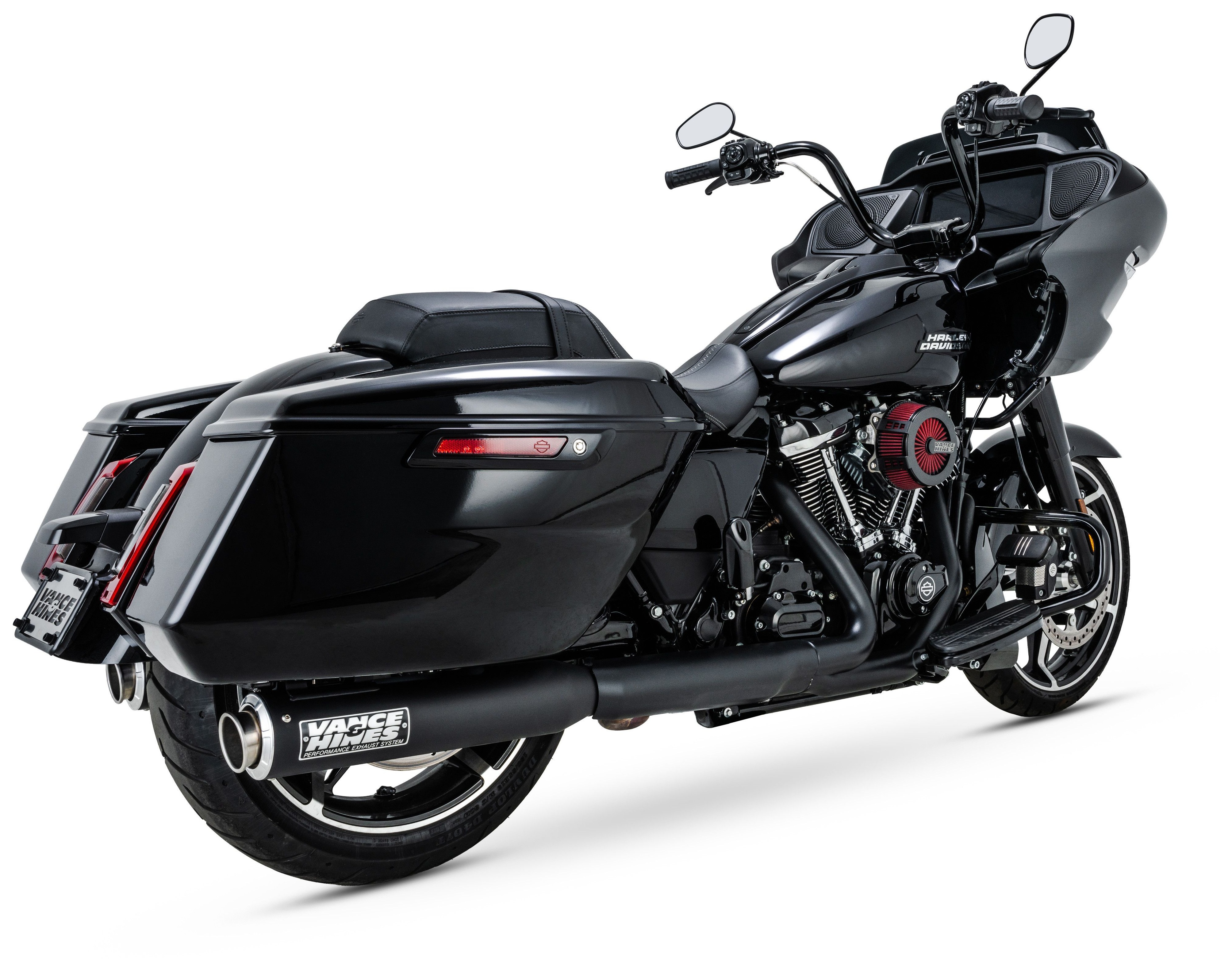 Vance & Hines Supersport 400 Slip-On Mufflers For Harley Touring