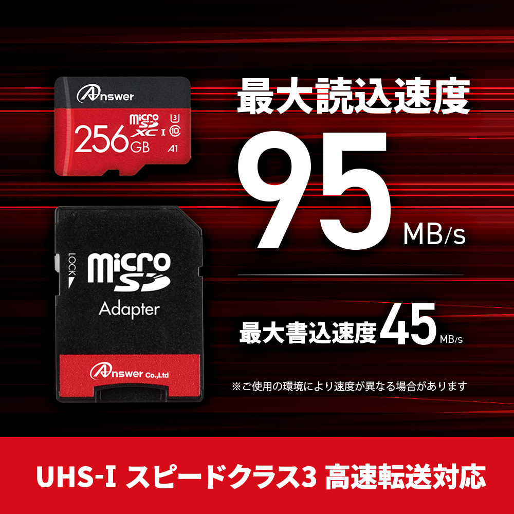 microSDXC256GB（SDカードアダプター付き） | Switch用 周辺機器