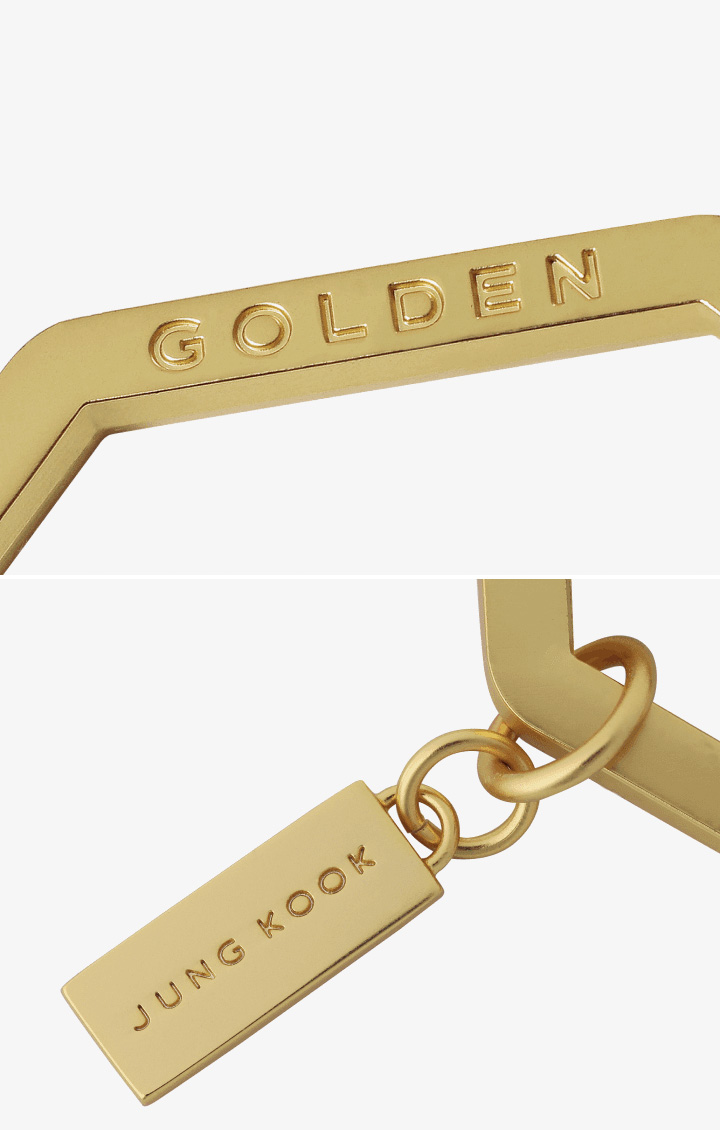 BTS JUNGKOOK Golden Keyring - A-KPOP