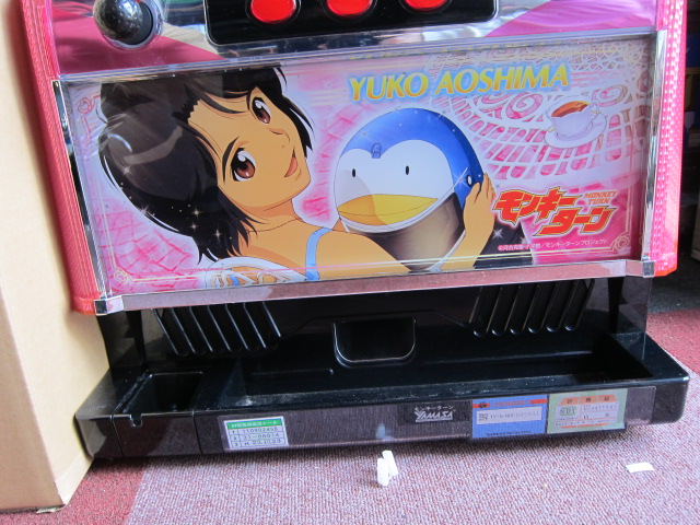山佐 パチスロ「モンキーターン」 メインパネル 中古パチスロ実機 [4ch