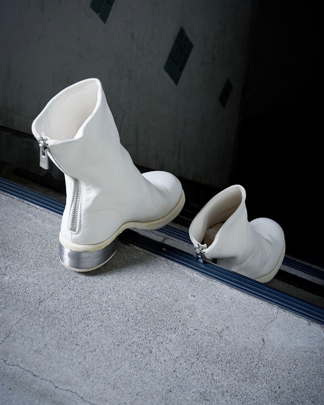 GUIDI(グイディ) - -788ZI- HORSE FULL GRAIN BACK ZIP BOOTS with