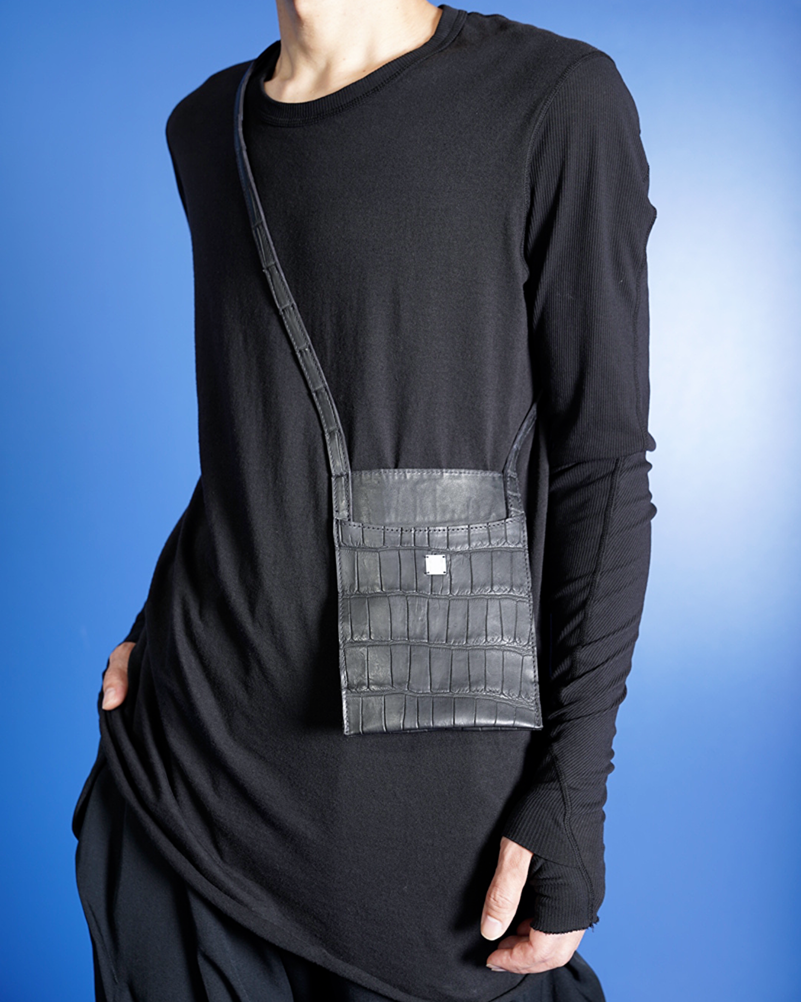 GUIDI(グイディ) - -PKT1- ALLIGATOR PASSPORT BAG -Amanojak.