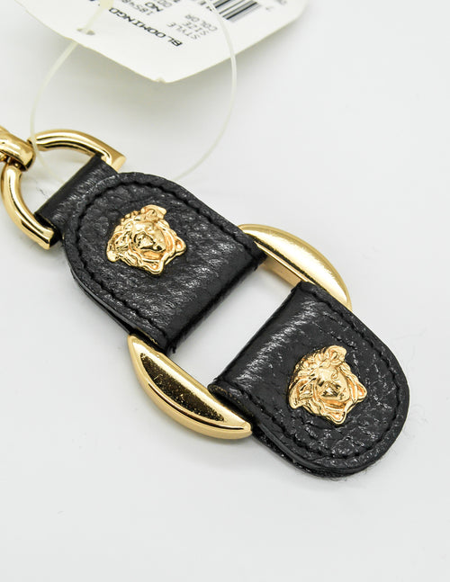 Versace Vintage Black and Gold Medusa Keyring – Amarcord Vintage