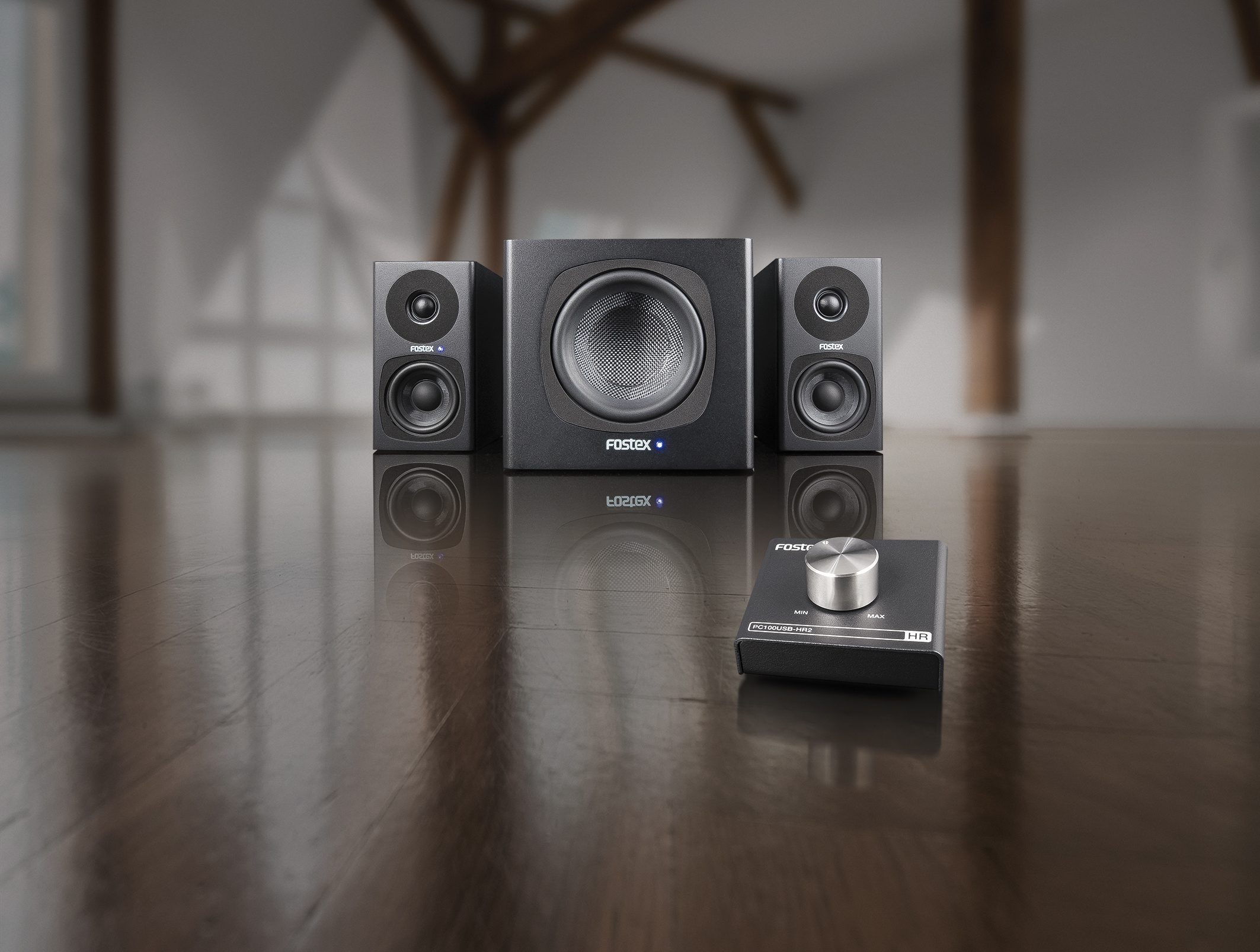 Test: Fostex PM0.3dH, PM-SUBmini2, PC-100 USB-HR2, 2.1