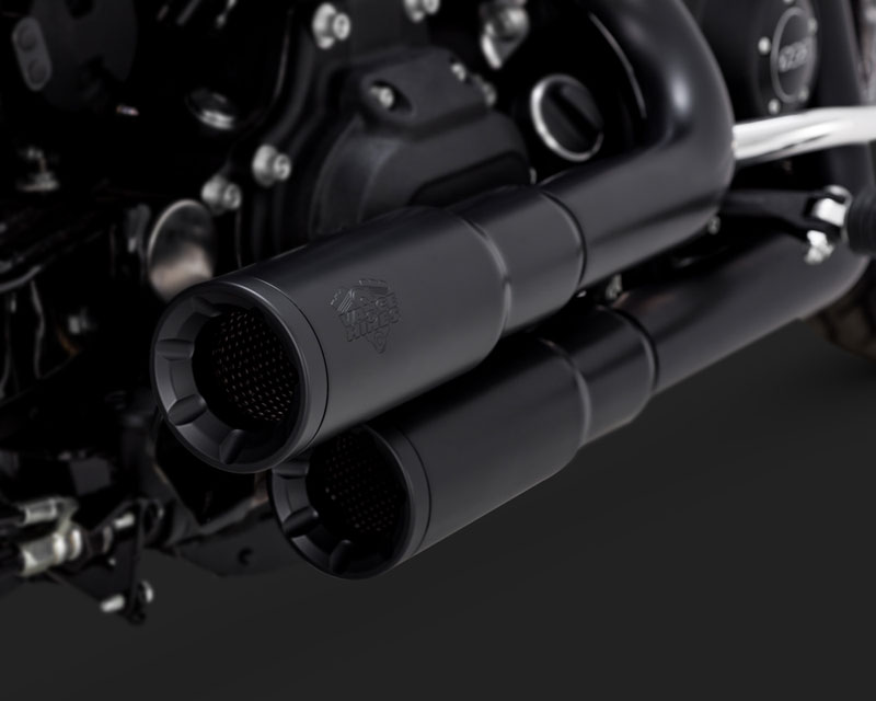 VANCE＆HINES MINI グレネード2in2 エキゾースト ブラック