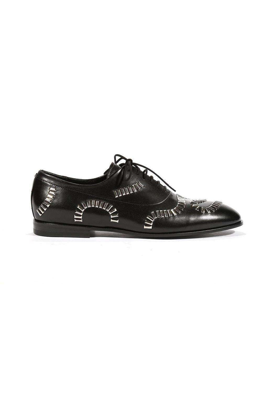 Cesare Paciotti Luxury Italian Men's Oxfords Nappa Soft Black