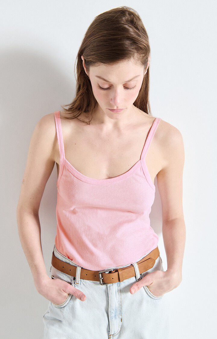 Women's tank top Gamipy - CHERRY BLOSSOM 0 Thin straps Pink - E26