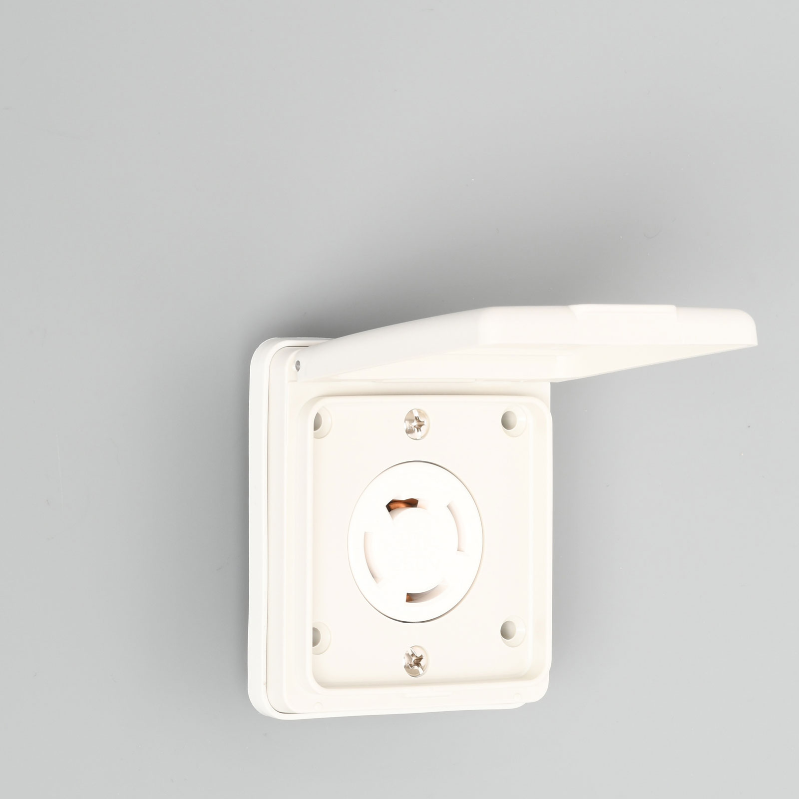 4220PW 接地形3P 20A 250V 防水形パネルコンセント(セット品