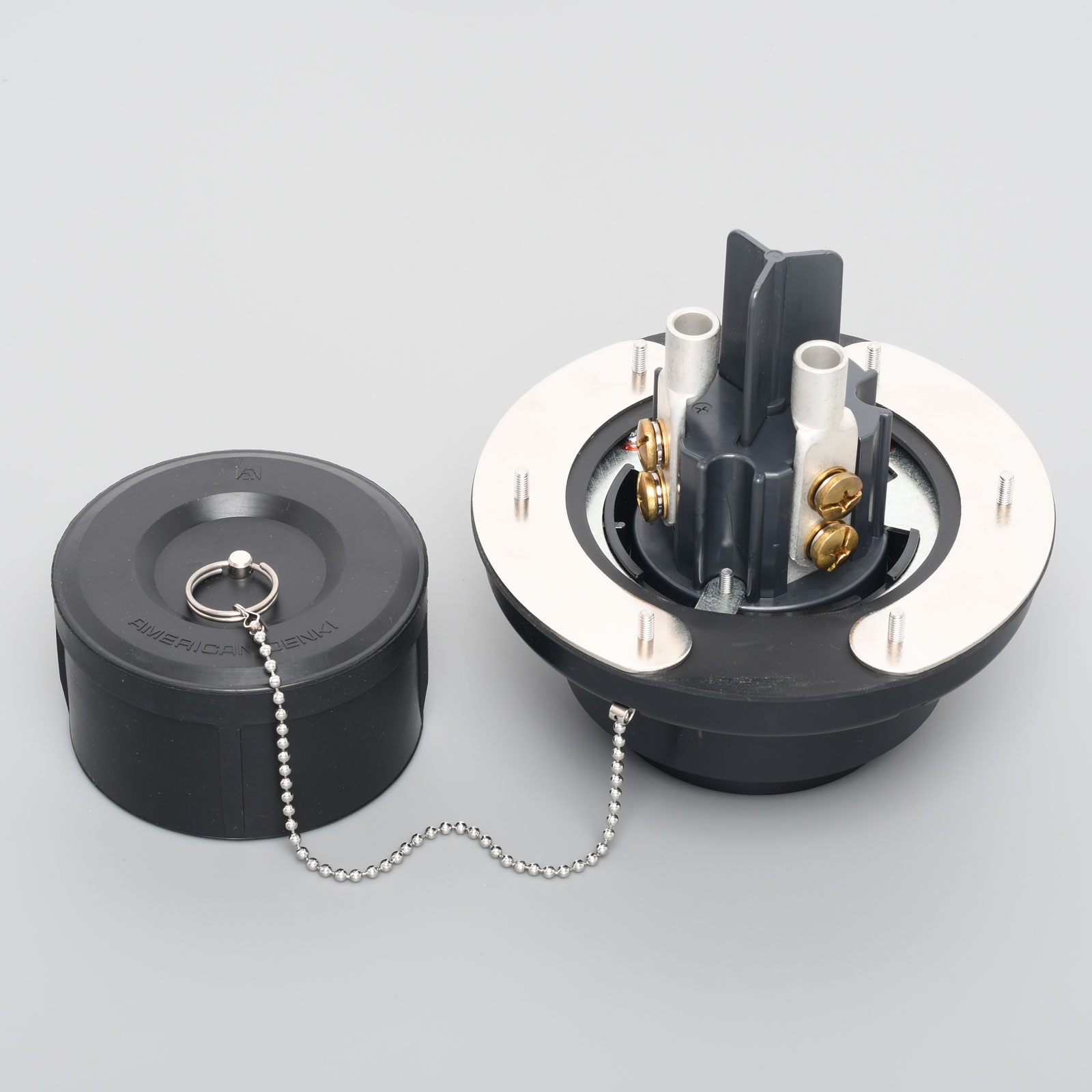 31026EW 3P 100A 250V 防水形パネルコンセント | アメリカン電機株式会社