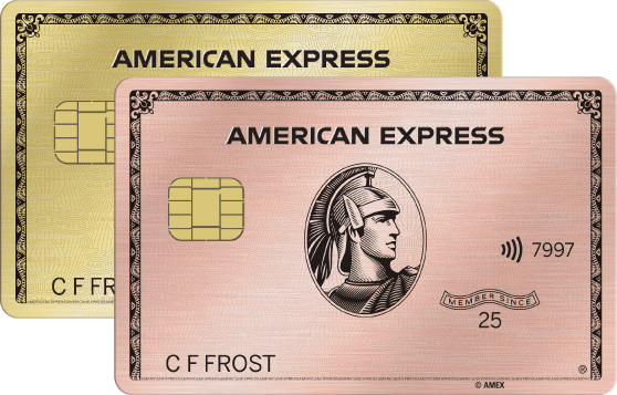 メタル製のカードは、選べる二色｜クレジットカードはアメリカン