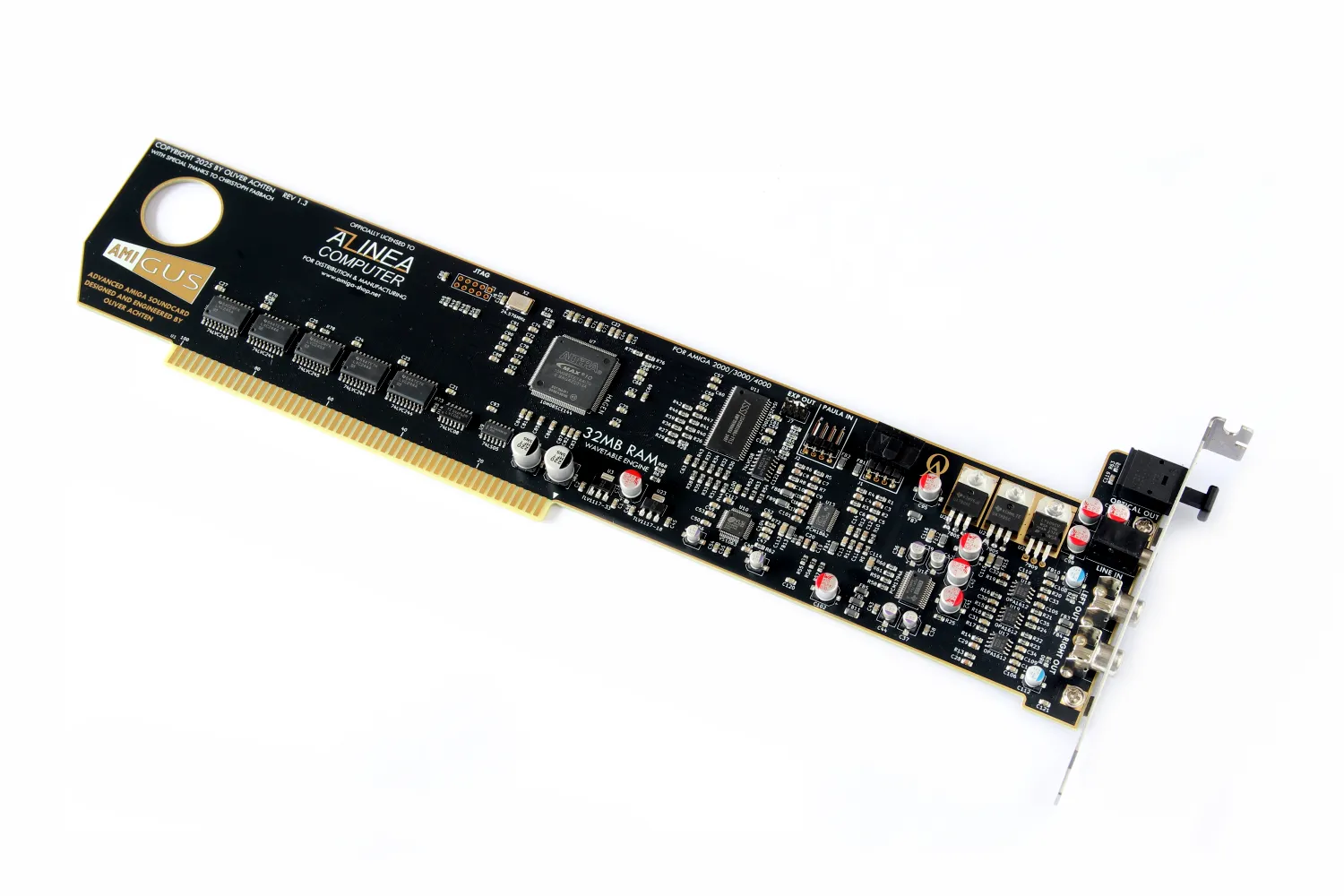 AmiGUS sound card for Zorro Amigas - Alinea Computer - Amiga Shop