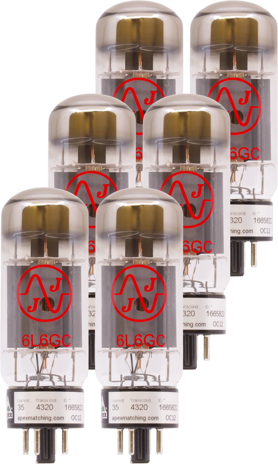 6L6GC, JJ Electronics, Matched Vacuum Tube | Amplified Parts