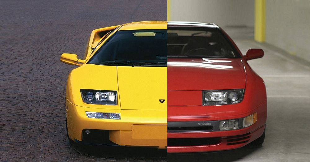 32 Lamborghini Diablo and the 300ZX (Z32) 32